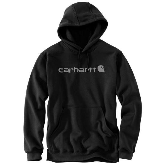 Carhartt Midweight Signature Logo Hooded Sweatshirt