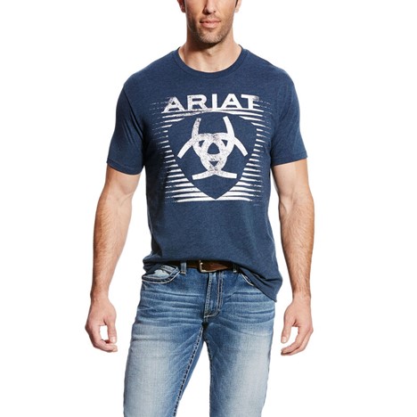 Ariat Shade Tee S/S Shirt - Navy Heather