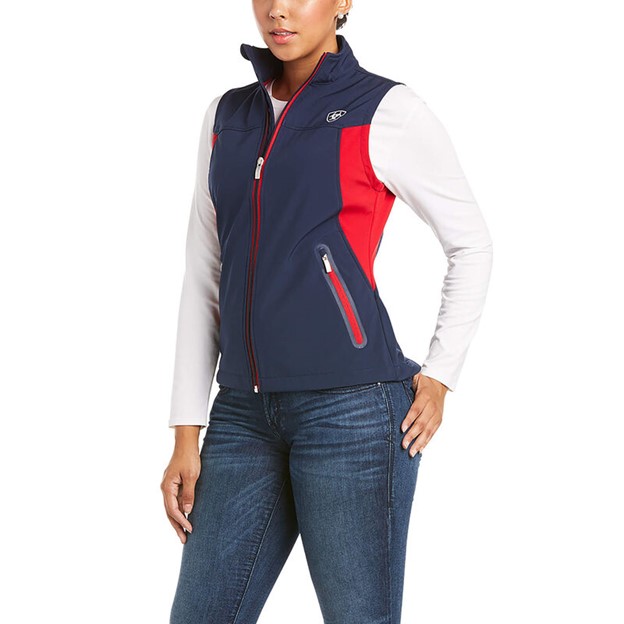 Ariat Women's New Team Softshell Vest - Navy