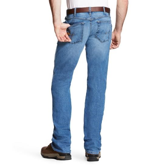 Ariat M4 Basic Relaxed Fit Boot Cut DuraStretch Rebar Jean -  Blue Haze