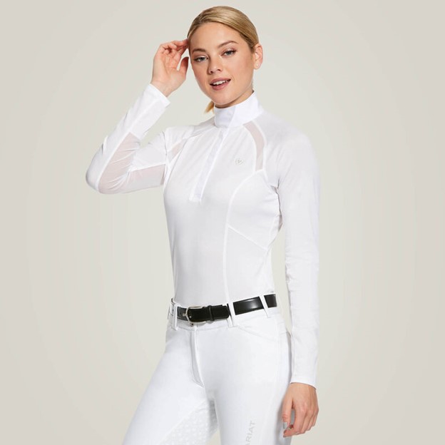 Ariat Women's Sunstopper 2.0 Show Shirt - White