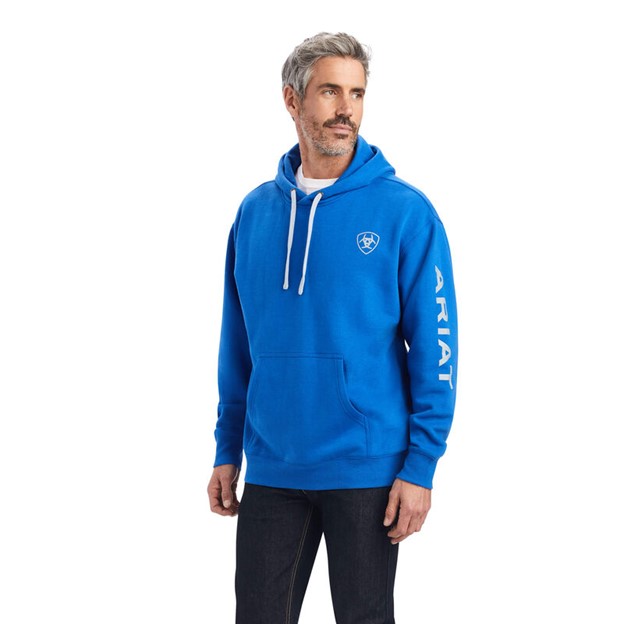 Ariat Logo Hoodie - Cobalt