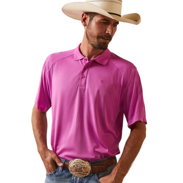 Ariat AC Polo S/S Shirt - Dark Orchid