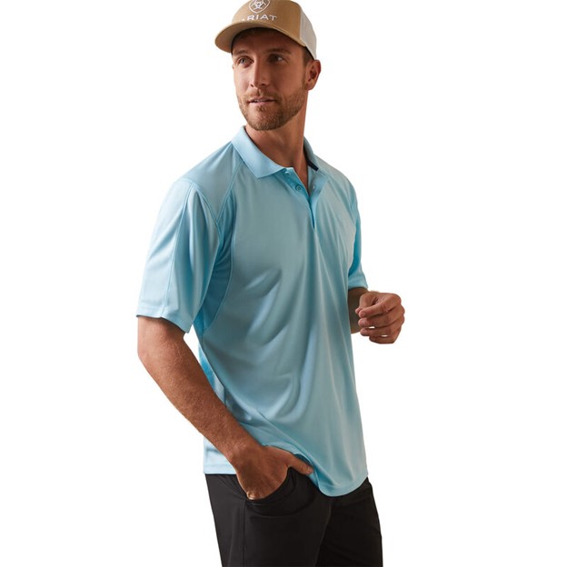 Ariat AC Polo S/S Shirt - Cenote Aqua