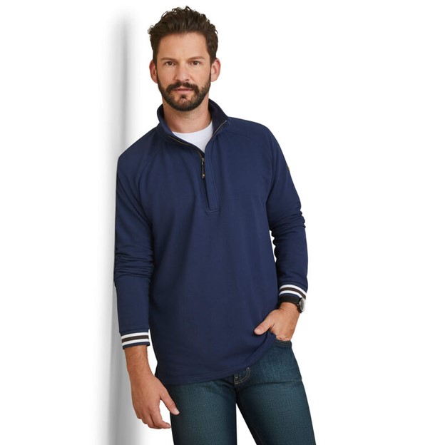 Ariat Portola 1/2 Zip Sweatshirt - Navy