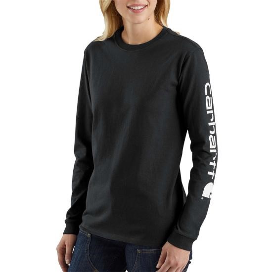 Carhartt Women's WK231 Workwear Sleeve Logo L/S TShirt