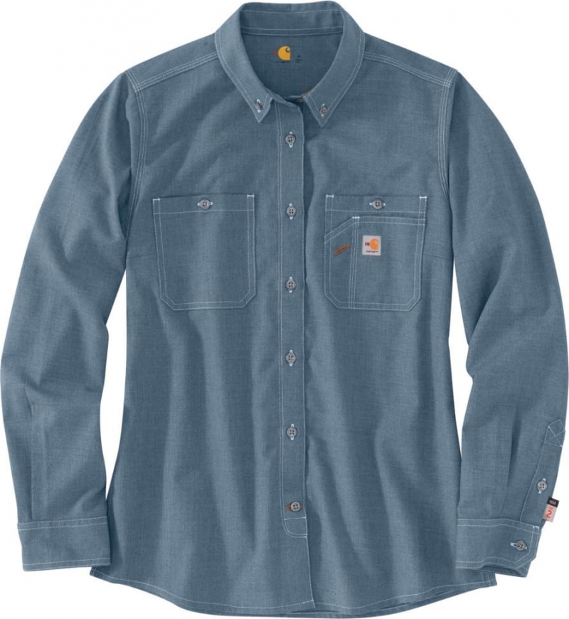 Carhartt Women's FR Force Lightweight Button Front L/S Shirt