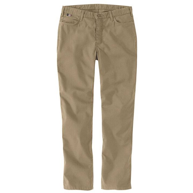 Carhartt Women's FR Rugged Flex Relaxed Fit Canvas Work Pant