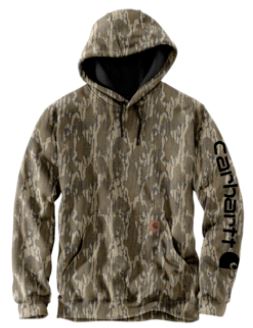 Carhartt Loose Fit Midweight Camo Sleeve Graphic Sweatshirt - Mossy Oak Bottomland Camo