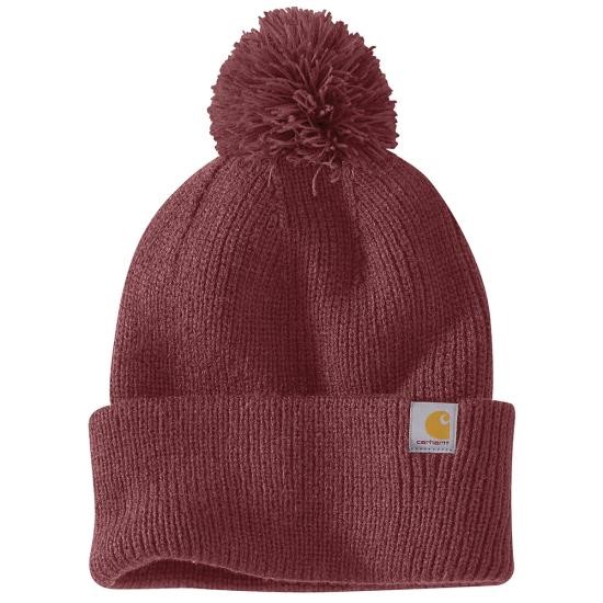 Carhartt Women's Knit Pom-Pom Cuffed Beanie